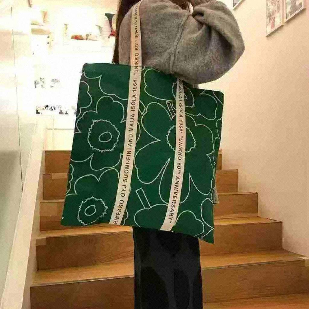 Eco-friendly Large Canvas Shoulder Bag for Women - Niche Fashion and Mom-Friendly