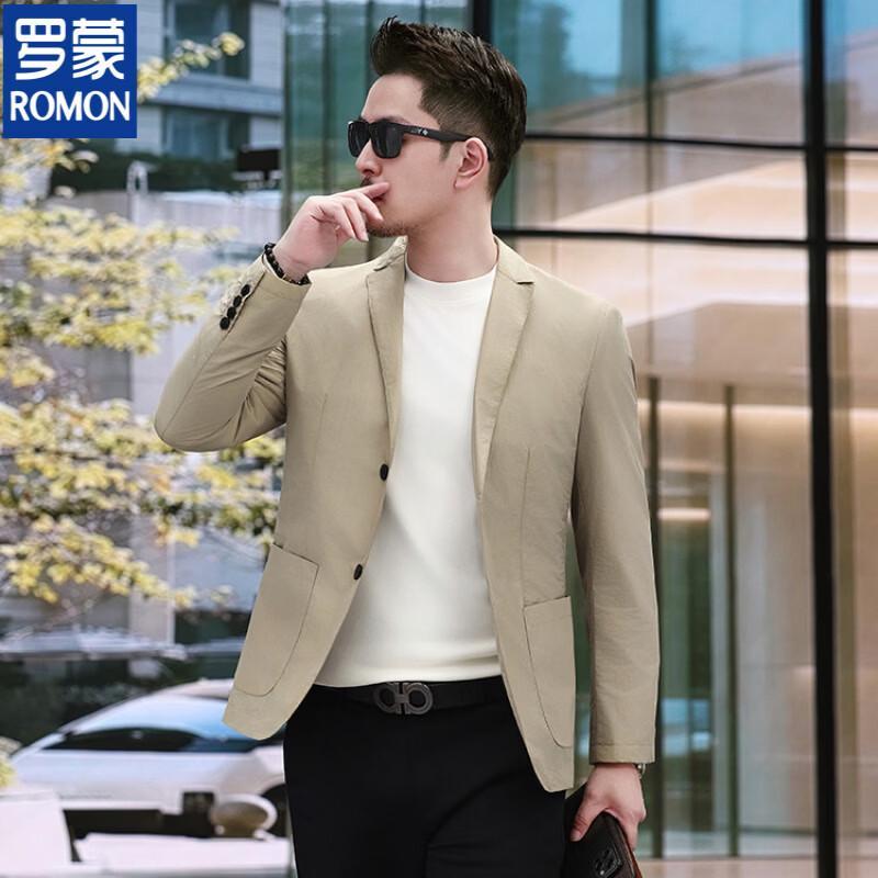 Luomeng Men's Slim Fit Business Casual Suit Jacket