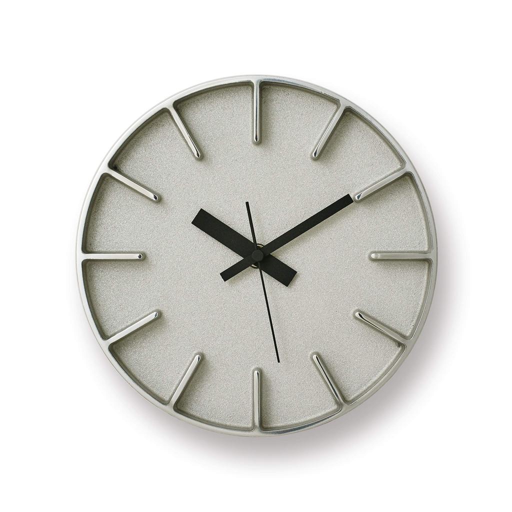 Lemnos Wall Clock Analog Edge Clock Aluminum Edge Clock AL Lemnos 18cm AZ-0116 Diameter