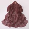 Chiffon Star Rhinestone Long Scarf Ethnic Malay Headscarf For Women
