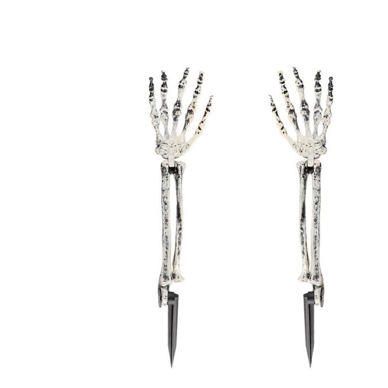Halloween Ornaments Simulation Hand Skeleton Halloween Yard Ghost Hand Bone Ghost Festival Dress Up Props