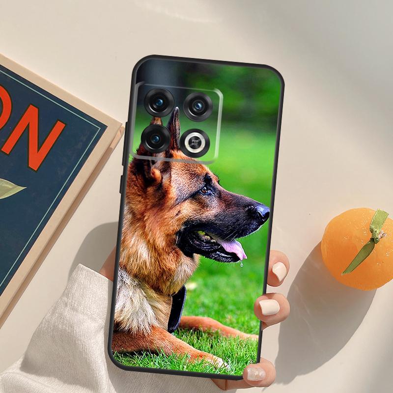 German Shepherd Dog Case For OnePlus 12R 13R 13T 10R 15 13 12 11 10T 8T Nord CE 4 3 2 Lite N20 N30 Nord 5 Cover