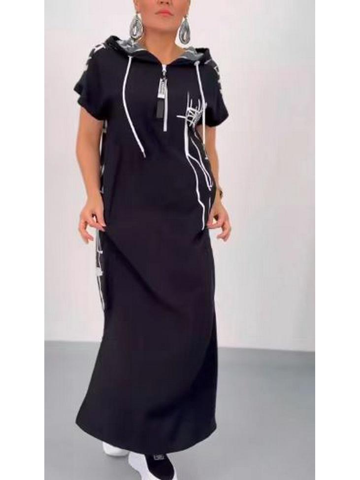 2024 Europäisches & Amerikanisches Taillenbetonendes V-Ausschnitt Langkleid - Schlankmachend, Trendiger Sommerstil