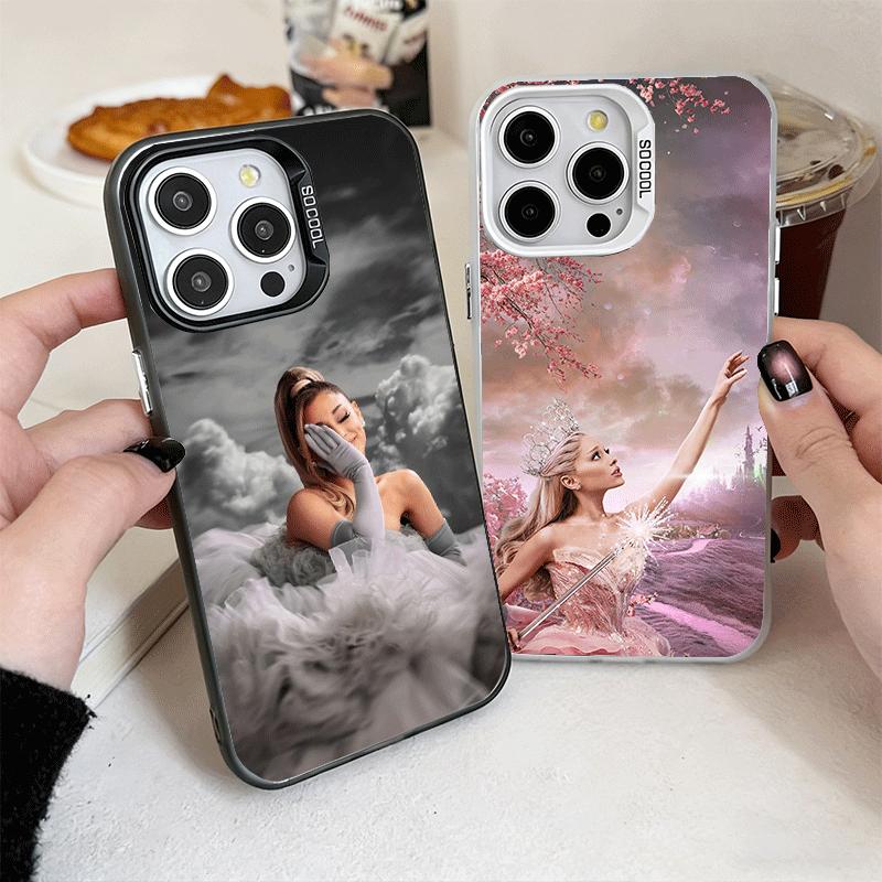 A-Ariana G-Grande Soft Phone Case for iPhone 15 16 17 Pro Max 17Air 16E 14 Plus 13 12 Mini Shockproof Cover Back Shell