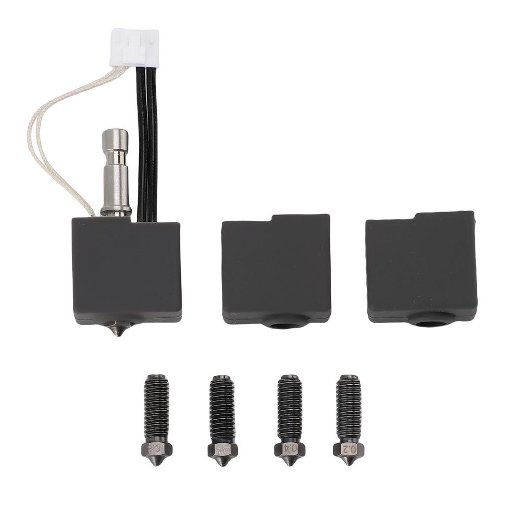 Extruder Hotend Kit for Kobra S1 Hardened Steel Nozzle Hot End with 0.2mm 0.4mm 0.6mm 0.8mm Nozzles
