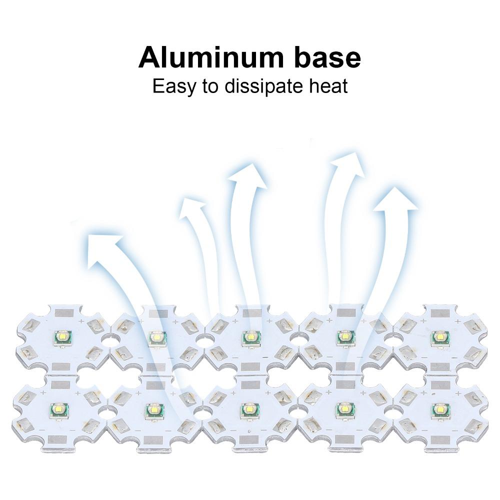 20PCS 3W LED Chip Bulb Aluminum LED Module Pixels Easy Pinspot Light Bulb For Car Lights