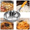 Scoop Colander Cooking Blanching Basket Comfortable Grip Noodle Strainer Spoon
