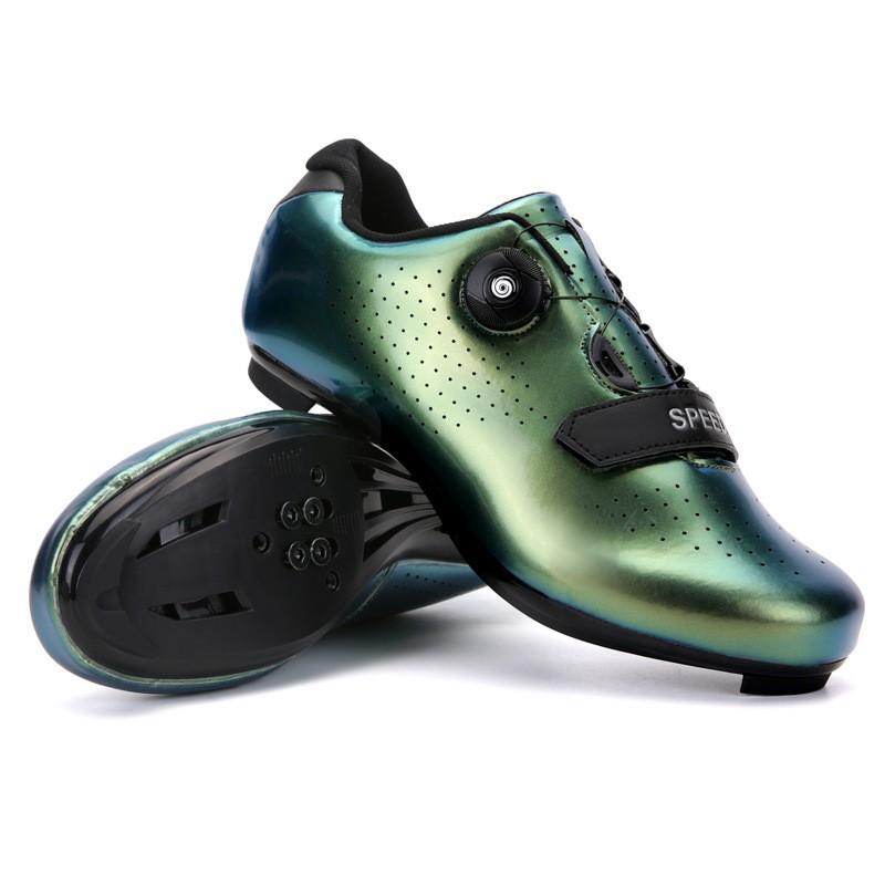 Unisex Cycling Shoes Road Mountain Bike SPD Clipless Pedals Breathable Rigid Sole Indoor Trainer Wide Fit