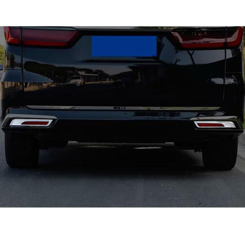  For Honda Odyssey   2024 Car Rear Fog Light Lamp Covers Trim Frame ABS Chrome Exterior Accessories Decoration Stickers