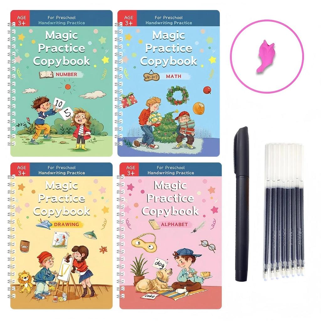 Cross-Border English Transition Calligraphy & Drawing Book for Elementary Students