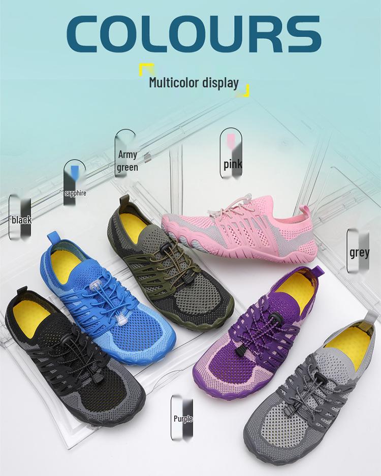 Summer Rock Climbing and Water Sports Shoes – Five-Finger Design for Outdoor Adventures