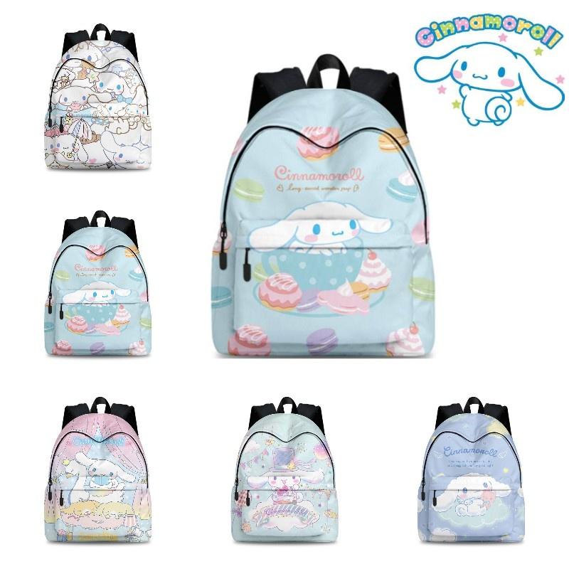 Elegante Set Zaino Cinnamoroll Per Viaggi di Lavoro Materiale in Poliestere Traspirante e Resistente