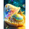2pcs 5D DIY Full Round Drill Diamond Painting Dream Shells Kit Decor 30x40cm
