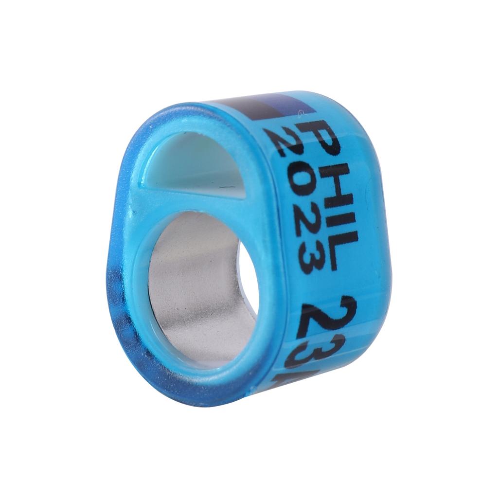 12Pcs PHIL 2025 Multicolor Pigeon Rings Racing Pigeon Outdoor Training Rings ID 8mm Pet Bird Parrot Foot Ring Bird Supplies