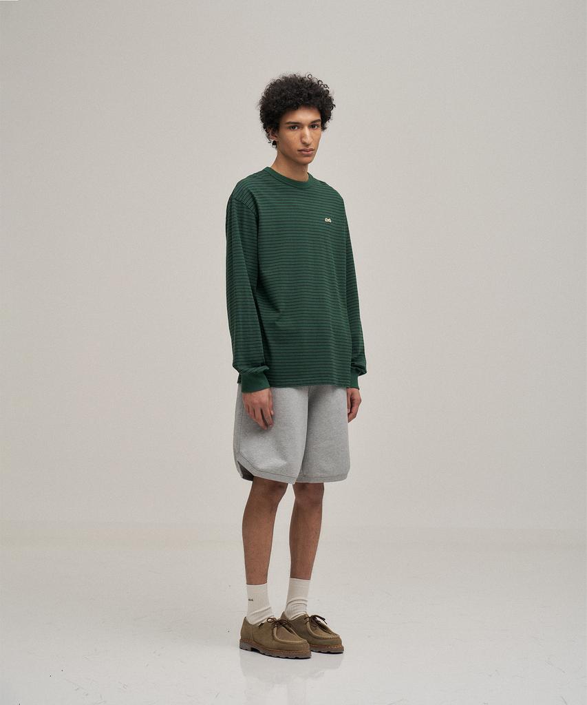 LE TIGRE Stripe Longsleeve T-Shirt (Kelly Green)
