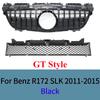 For Mercedes R172 SLK 2011-2015 Front Bumper Grille Mesh Diamond GT Style ABS Plastic Car Styling Tuning Accessories