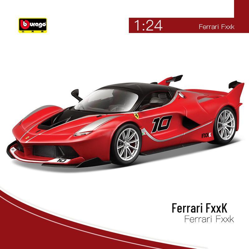 Bimego 1:24 250GTO Racing FXXK Alloy Car Model - Boys Gift