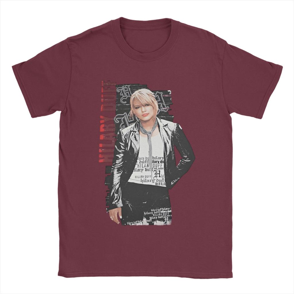 Unisex Women New Arrival Hilary Duff Tee T Shirt 100 Cotton Tshirts Clothing