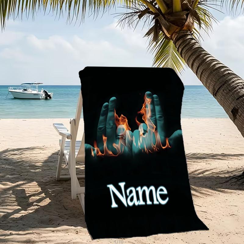 Customizable personalized beach towels Jul rapper themed designs.Suitable for the beach, yoga, sports;ideal as beach accessories