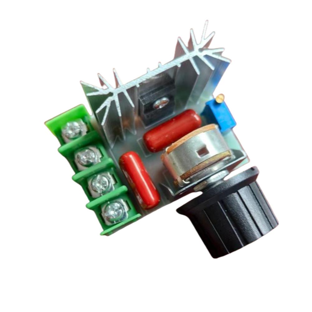 1pc AC 220V 2000W Electronic Voltage Regulator Module Adjustable Motor Speed Controller With Speed Regulator Knob