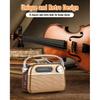 Vintage AM FM Bluetooth Radio mit kraftvollem Klang, Retro Bluetooth Lautsprecher Radio, unterstützt USB/SD-Karte, Netzstrom & Batteriebetrieben