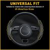 Pair Carbon Fiber Car Steering Wheel Booster Cover No-Slip Accessories 37-39cm