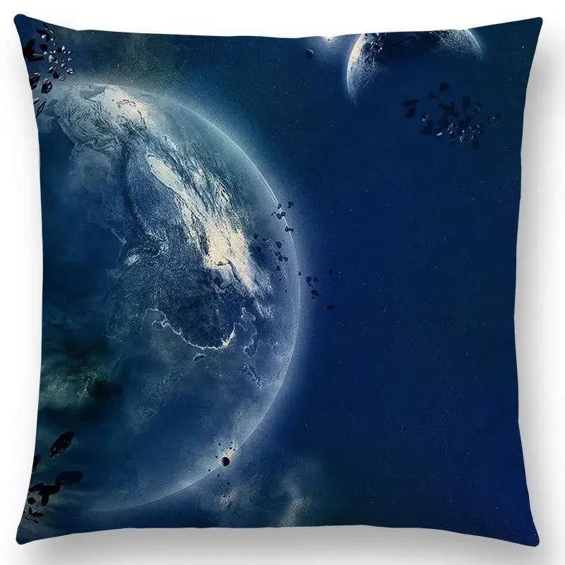 Beautiful Planets  Cushion Cover  Space Home Decor Sofa Throw Pillow Case Aesthetic Pillow Cover Housse De Coussin