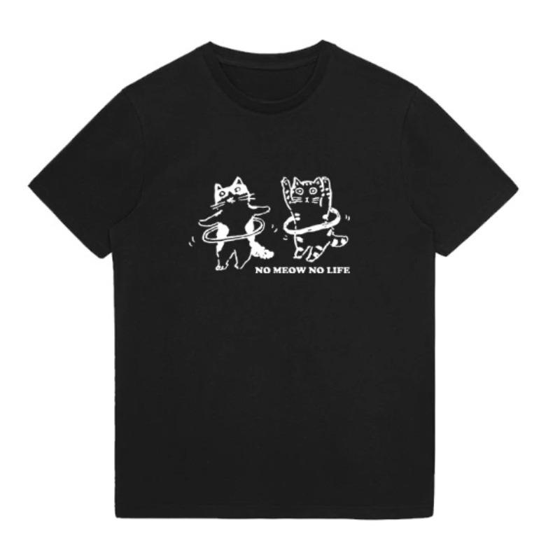 Camiseta Estampada con Nuevo Diseño de Verano Adecuada Tanto para Unisex Como para Unisex Hecha de Algodón Puro Moda y Versátil Camiseta
