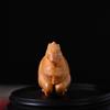 Tang Dynasty Horse Handheld Solid Wood Carving - Natural Cliff Cypress Animal Zodiac Ornament