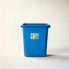 Large Capacity Plastic Flip-Top Trash Can with Lid for Home, Kitchen, Bathroom, Office, or Hotel.