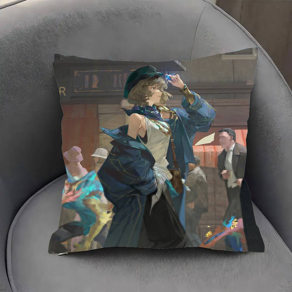 Brume Anime Reverse Pillow Case Fashion Square Pillowcase Bedroom Sofa Room Ins Decoration Leisure