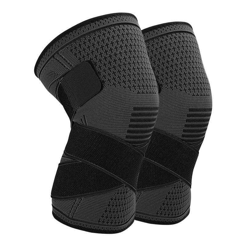 Silicone Anti-slip Compression Knee Brace for Outdoor Sports Large