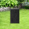 Blank Pure Color Garden Flag Sun Resistant Outdoor Yard Flag for Plants Garden Decoration Spring Party Farmhouse Decor Simple