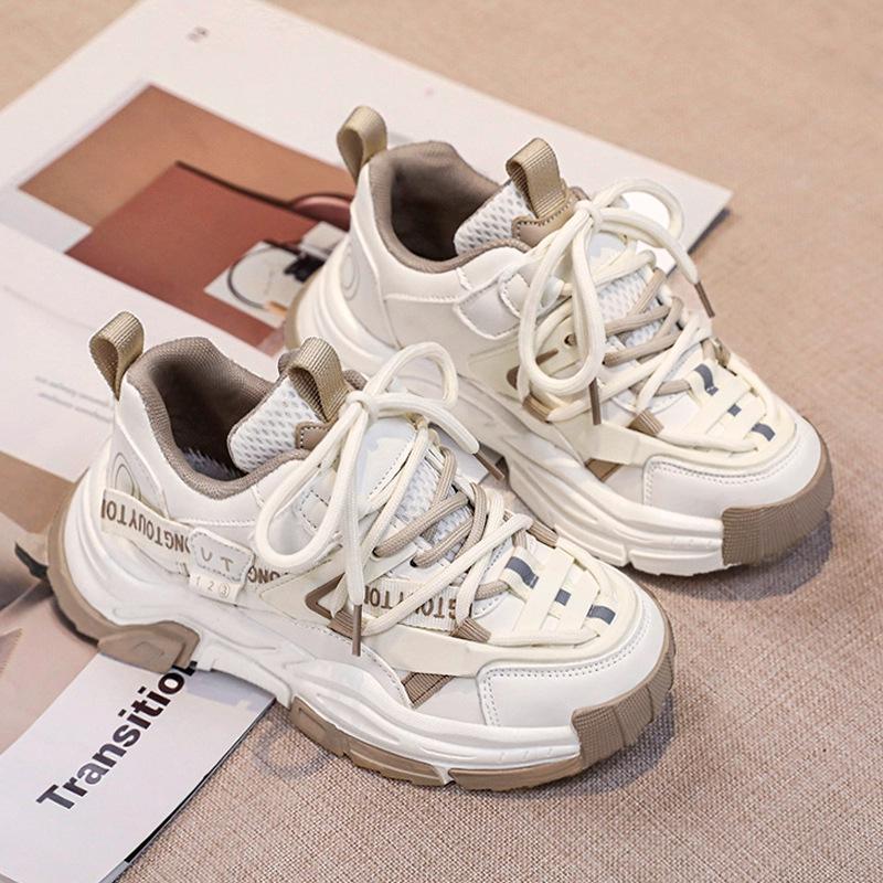 

Обувь для девочек 2025 осень и зима новая детская спортивная обувь для детей среднего и старшего возраста белые туфли бархатные теплые обувь для девочки папины кроссовки 26-31 [Small size 6 double hands]