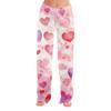 Women's Valentine's Day Printed Casual Pants Drawstring Elastic Waist Drawstring Pants
