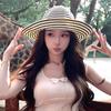 2026 Summer Versatile Foldable Color-Blocked Striped Wide-Brimmed Sun Hat For Beach Vacations And Sun Protection