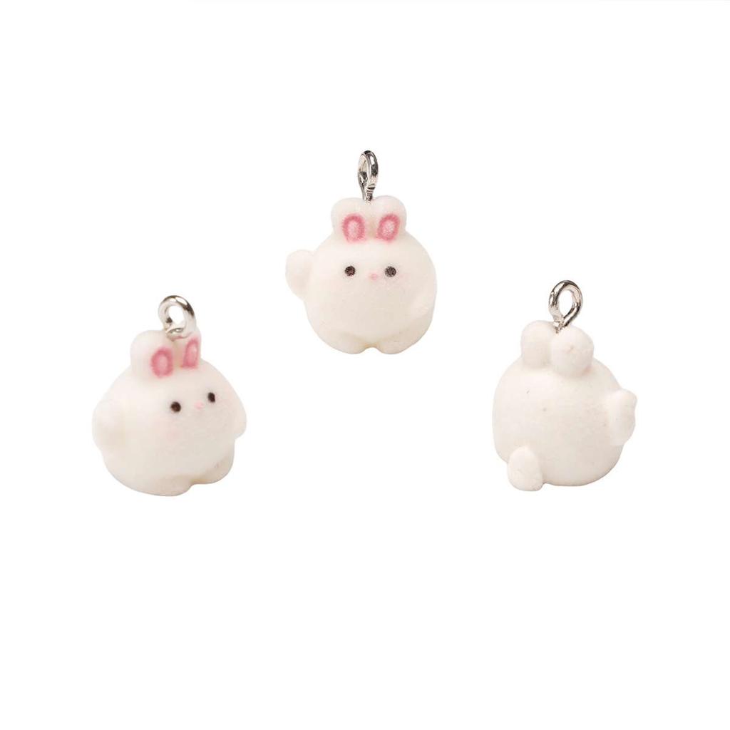 1 pièce Pendentif Animal Mignon Dessin Animé Pendentif Animal Velours Pendentif Charme Tridimensionnel Porte-clés Pendentif Pendentif Sac à Dos Accessoires de Bijoux DIY