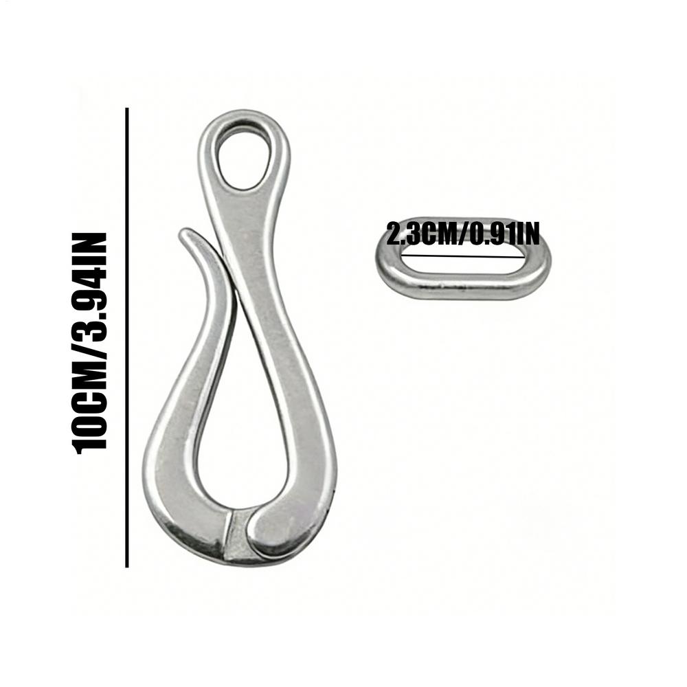 

Bolt Pelicans Hook Clips Stainless Steel Hook Eye With Quick Release Link Crane Hooks For Sailing Boat Yacht Accessories