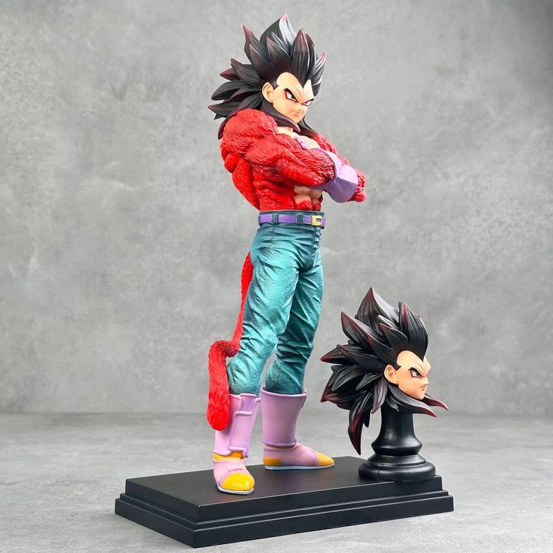Jt Statue Dragon Ball 30cm Anime Figure Super Saiyan 4 Vegeta Statue Pvc Collection Model Toys Desktop Decoration Figurine Gift