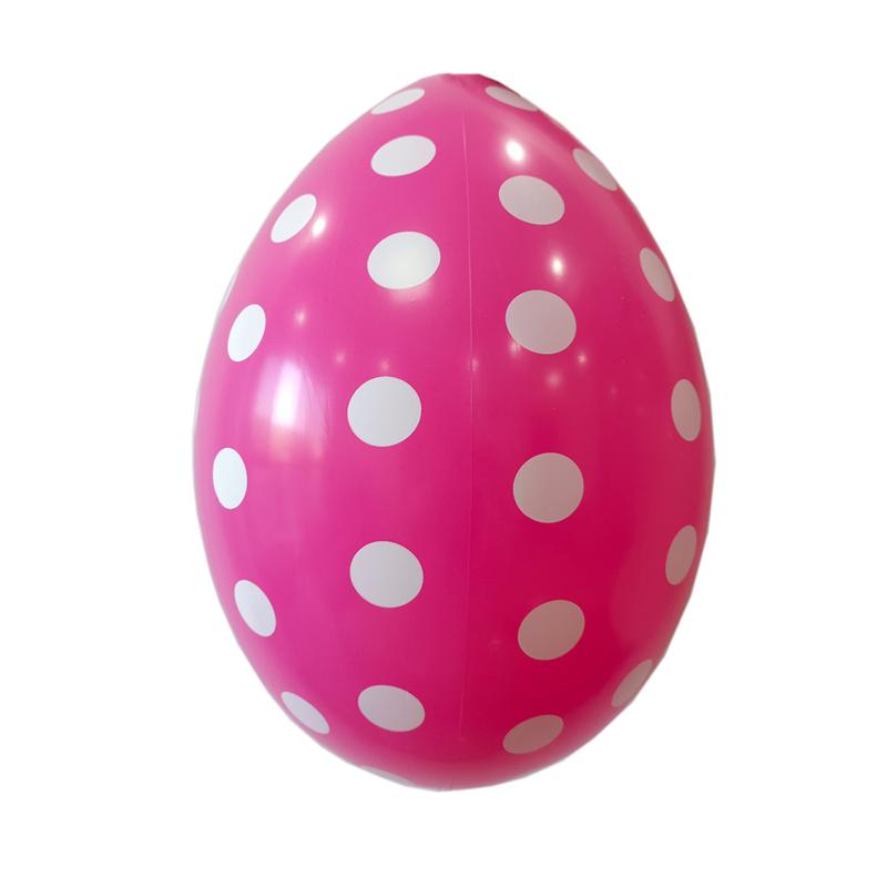 Inflatable Easter Egg Ornament Giant PVC Ball 50x35cm After Inflation Outdoor Garden Yard Easter Party Decorative Balloons