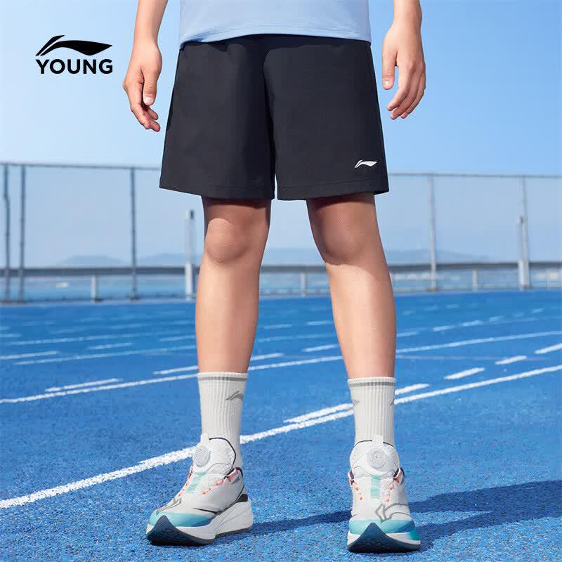 Li-Ning Kids' Quick-Dry Sport Shorts