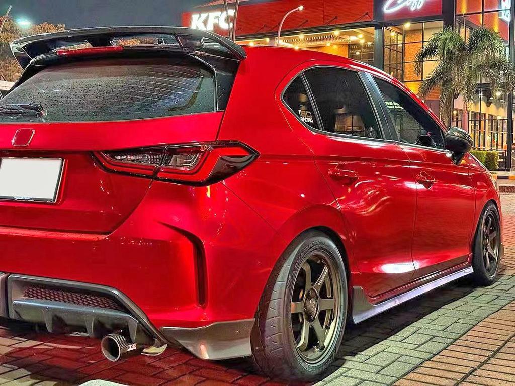 Rear Bumper Lip & Side Protector for 20-25 Fit Hatchback Models