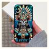 Day of the Dead Mexican Catrina Skull Phone Case For Samsung Galaxy A13,A21s,A22,A31,A32,A52,A53,A71,A80,A91 Soft Black Shell