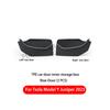 For Tesla Model Y Juniper 2025 Door Side Storage Box Fully Covered Front Rear Side TPE Door Storage Organizer Tray Accessories