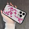 Simple Flower Phone Case For IPhone 17 Air 16 15 14 Plus 13 12 11 Pro Max Durable Cover Anti Fall Funda Protection Shell