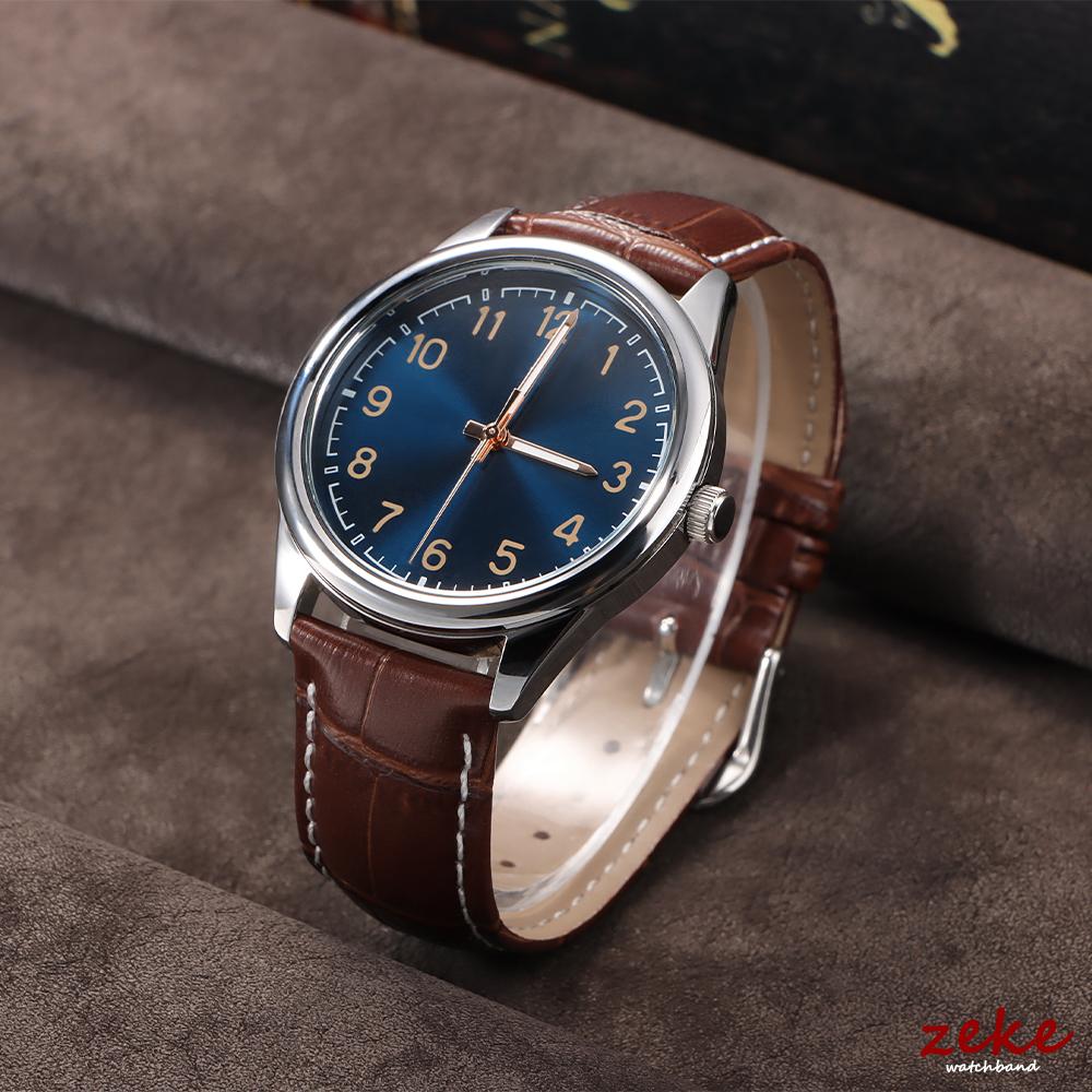 Weiches Kalbsleder Uhrenarmband 18mm 20mm 22mm Uhrenband Damen Herren Business Bambusleder Uhrenzubehör Solide Schnalle Schwarz Braun