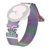 Watch Band For Samsung Galaxy Watch4/Watch 5/Watch 5 Pro ,Crown Clasp Electroplating Milanese Strap with Quick Release Connector