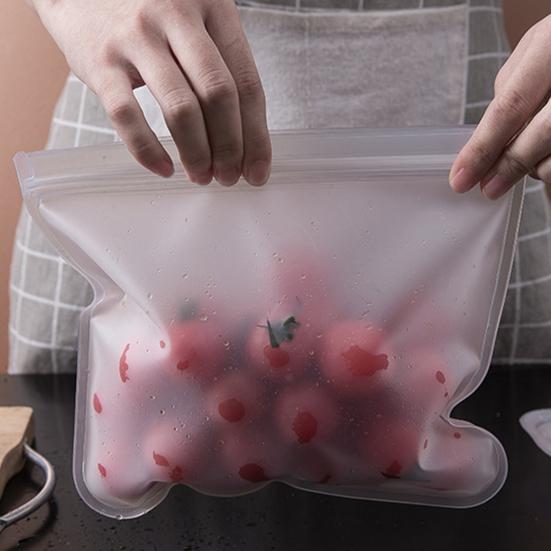 Sealed Bag Eco-friendly Translucent EVA Airtight Preservation Food Container for Home