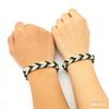 Ein für dich Ein für mich Partnerarmbänder Set 2 Stück Handgefertigt Geflochten Passende Armbänder Liebesschmuck Valentinstag Accessoires Joias