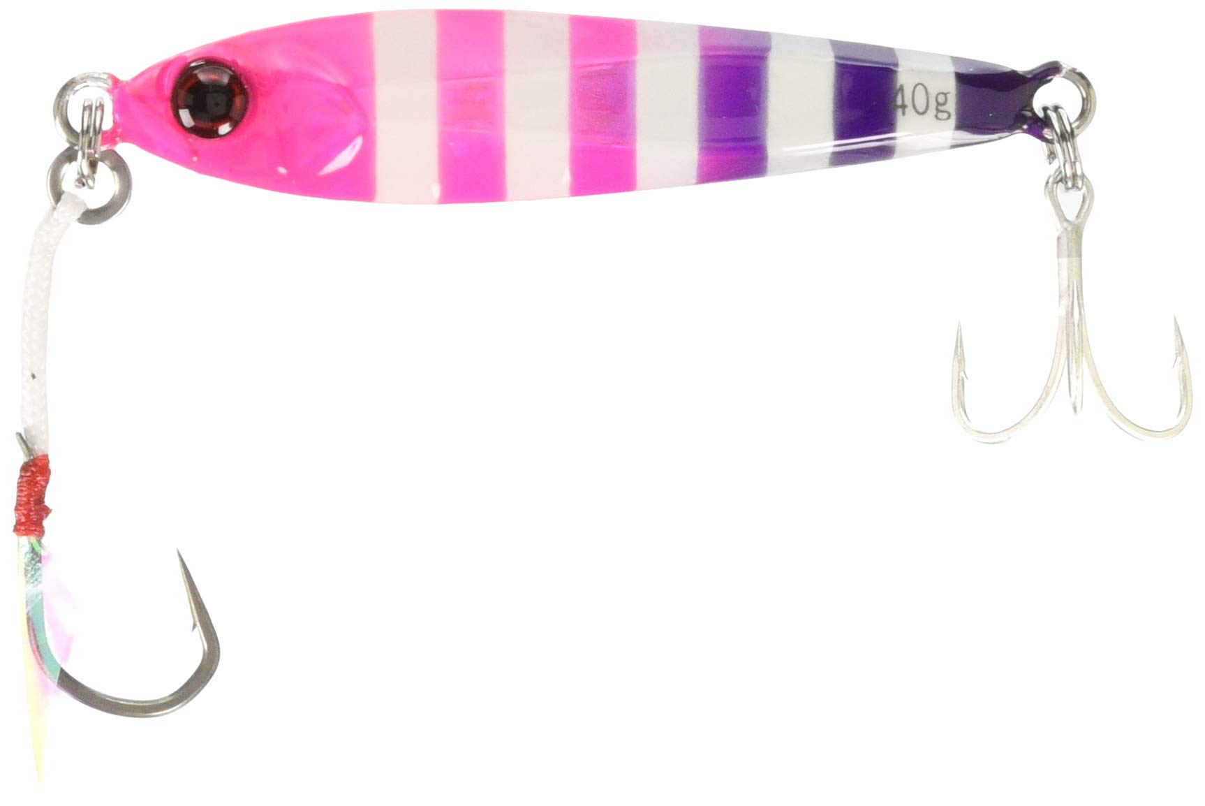 

JACKALL Metal Jig Big Backer Jig 68mm 40g Glow Pink Holo & Purple/Lens